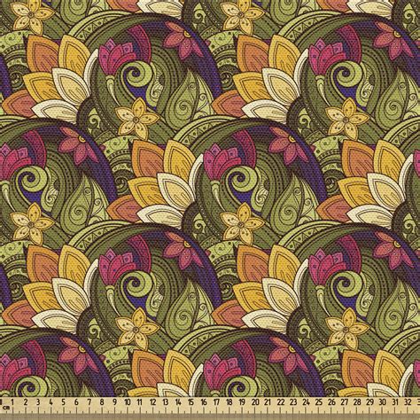East Urban Home Fab25154ethnic Fabric By The Yard Bohemian Style