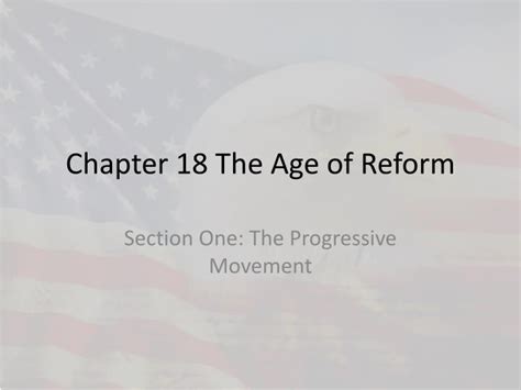 Ppt Chapter 18 The Age Of Reform Powerpoint Presentation Free