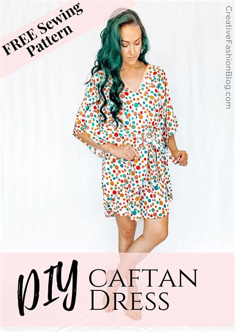 Easy Printable Caftan Sewing Pattern Creative Fashion Blog