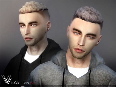 Sims 4 Hairs ~ The Sims Resource Wings Os1212 Hair