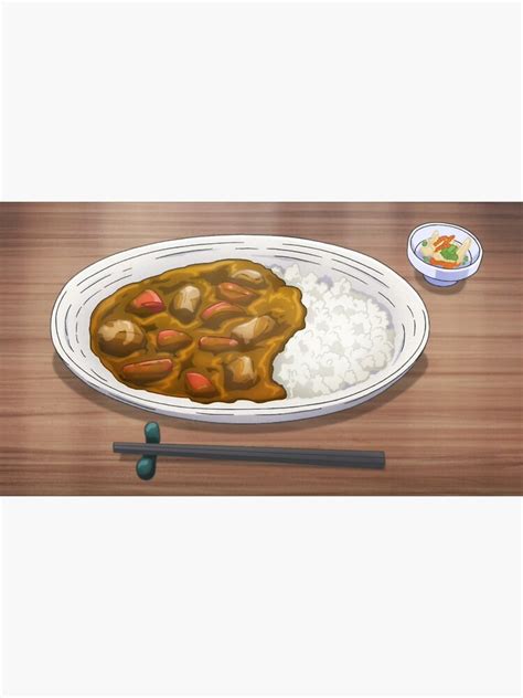 Anime Foods Japanese Curry Sticker For Sale By S2hdesigns Redbubble