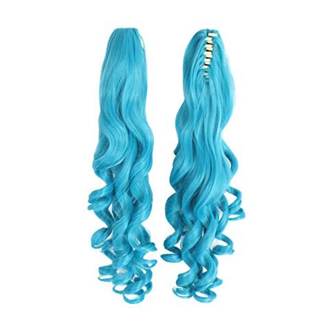 Mapofbeauty 2870cm Lolita Long Curly Clip On Ponytails Cosplay Wig