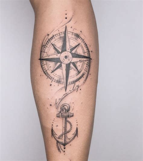 Discover About Anchor With Compass Tattoo Super Hot In Daotaonec