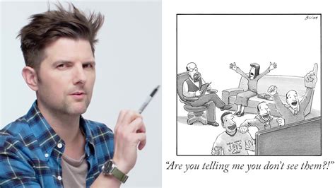 Watch How To Write A New Yorker Cartoon Caption Adam Scott Edition