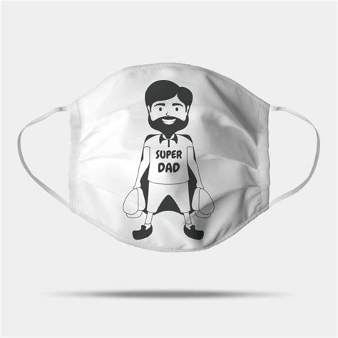 Super Dad Super Daddy Mask TeePublic Super Dad Mask Design Drawstring Backpack Masks