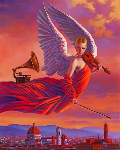 Musician Angel Paint By Number Num Paint Kit