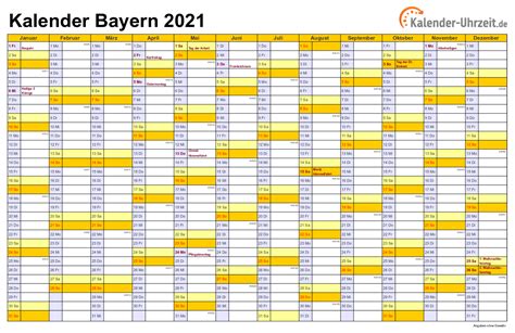 Kalender 2021 Bayern Pdf Kalender 2021 Mit Kalenderwochen Und Images