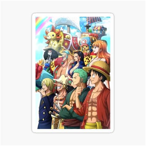 One Piece Team Sticker For Sale By Martinshar Redbubble