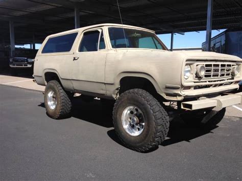 Maybe you would like to learn more about one of these? 1975 Dodge Ramcharger For Sale in 4x4 St. Johns AZ