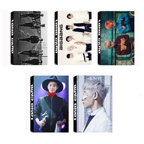 Youpop KPOP BIGBANG GD TOP TOP GD Album LOMO Cards K POP Fashion Self Made Paper Photo Card HD