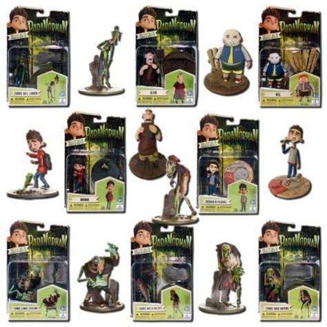 Paranorman Inch Action Figures With Bases Complete Set Of By