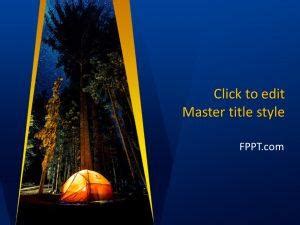 camping powerpoint template