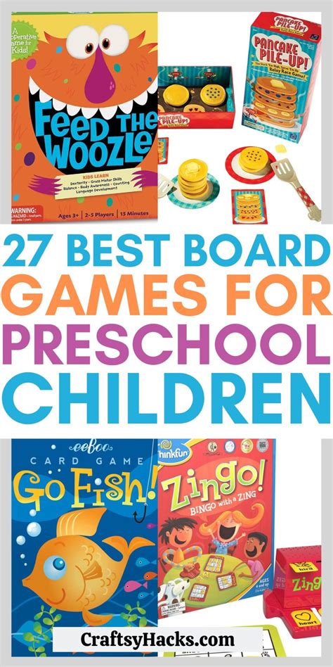 27 Best Board Games For Preschoolers Craftsy Hacks