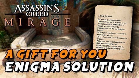 Assassin S Creed Mirage A Gift For You Enigma Location Solution
