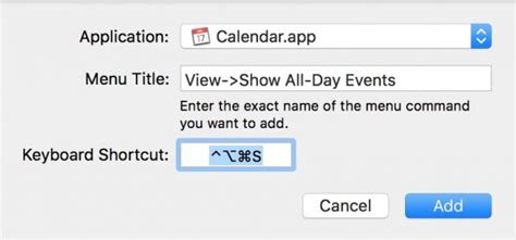 Macos How To Create Your Own Keyboard Shortcuts The Mac Observer