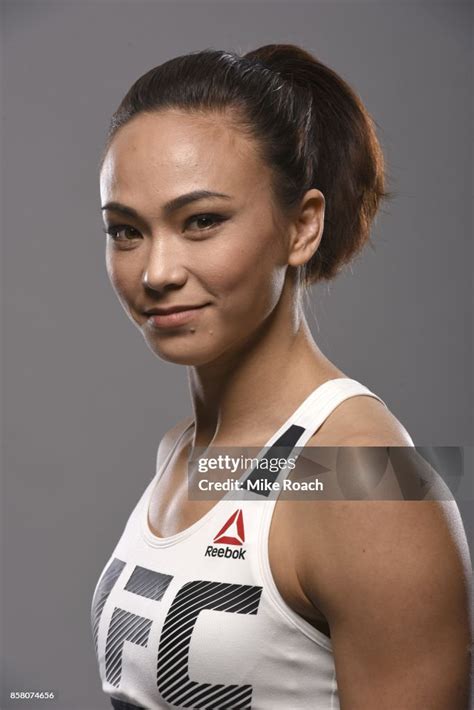Michelle Waterson Poses For A Portrait During A Ufc Photo Session