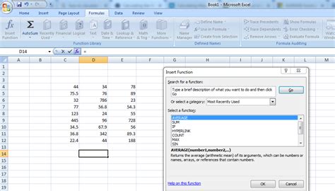 How To Calculate Mean In Excel Geeksforgeeks