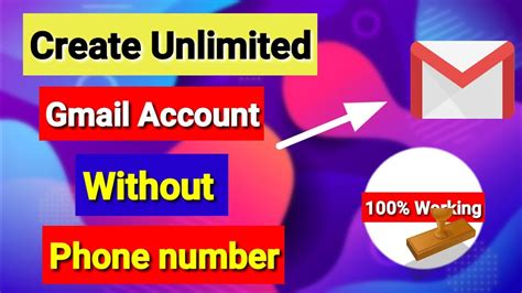 How To Create Unlimited Gmail Account Without Phone Number Unlimited