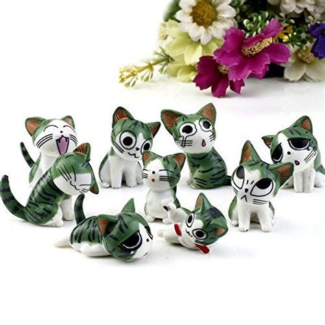 9pcsset Resin Chis Sweet Home Garden Decoration Ornaments Mini Crafts