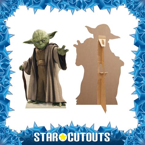 Official Star Cutouts Star Wars Yoda Lifesize Cardboard Cutout Buy Online In United Arab