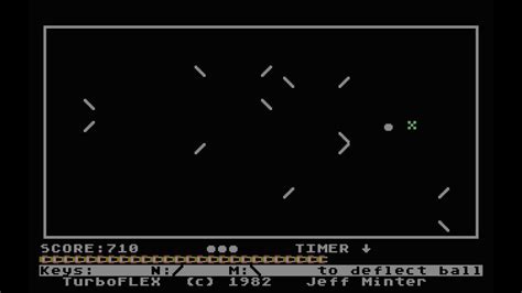 Atari 8 Bit Game Play Turboflex Youtube