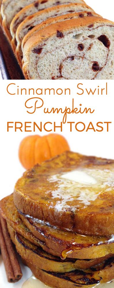 Pepperidge farm french toast bread. Cinnamon Swirl Pumpkin French Toast - Through Her Looking ...