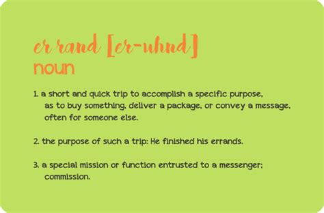 Errand Definition Web Destination Create