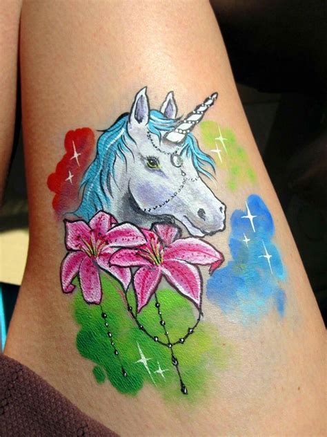 Free printable unicorn mask coloring page. Audrey Face Painting | Face painting unicorn, Girl face painting, Face painting