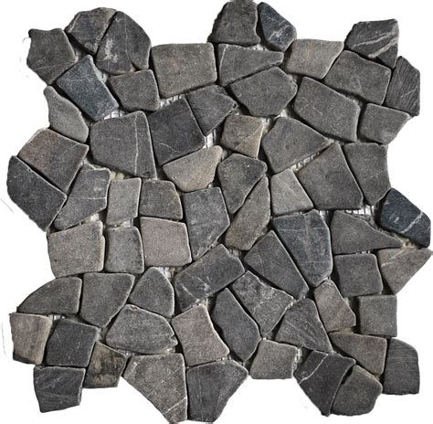 Mosaic Black Tile Pebble Tile Mosaics