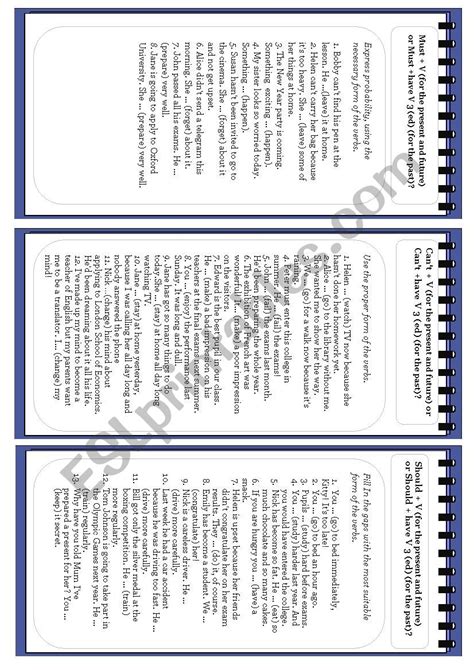 Modal verbs with the perfect infinitive. Modals with Infinitive Indefinite and Infinitive Perfect ...