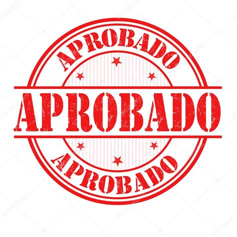 Aprobado Approved Sign Or Stamp Stock Vector Roxanabalint