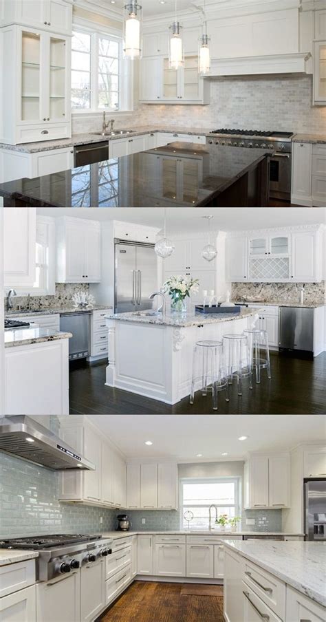 Kitchen Tile Backsplash Ideas With White Cabinets