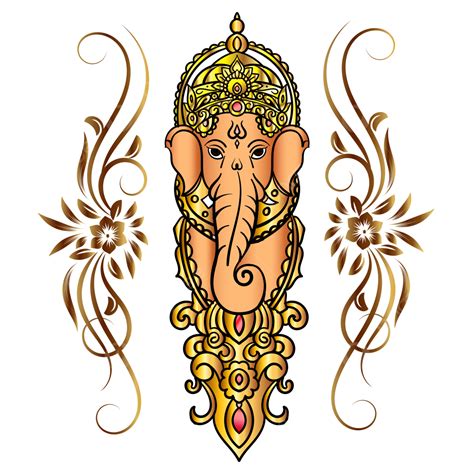 Lord Ganesha Vector Png Images Lord Ganesha Illustration With