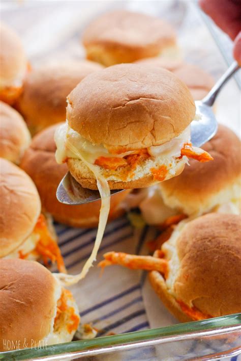 Shredded Buffalo Chicken Sliders Dan330