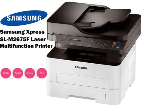 Samsung Xpress SL-M2675 Laser Multifunction Printer: Pick ...