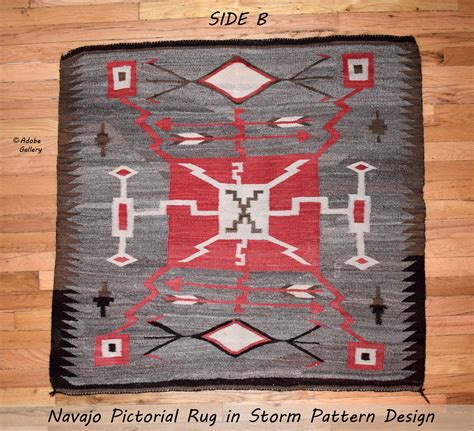 Southwest Native American Textile Navajo Rug C4660a Adobe Gallery