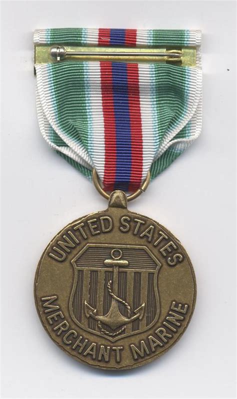 Merchant Marine Medals United States Of America Gentlemans