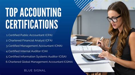 Accounting Certifications To Advance Your Career Blue Signal Search