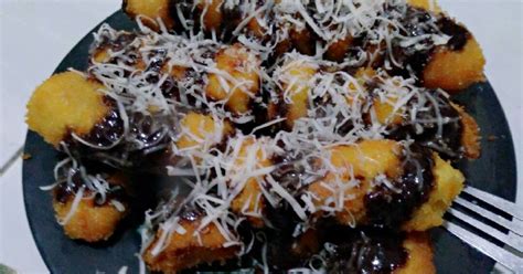 Resep pisang goreng garing bahan: Resep Pisang Goreng Crispy Cokelat dan keju😘 oleh Sisca Ardiana - Cookpad