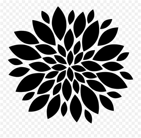 Stock Flower Black And White Png Flower Black And White Png Emoji