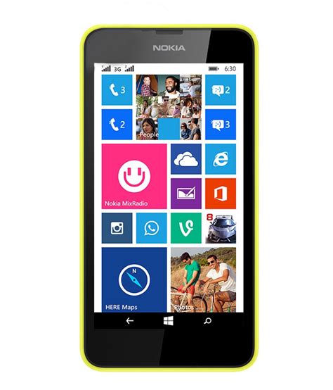 Nokia Lumia 630 Dual Sim Bright Yellow Nagpur Cheap Online Store