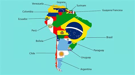 Banderas De Sudamérica Cátedra Uno