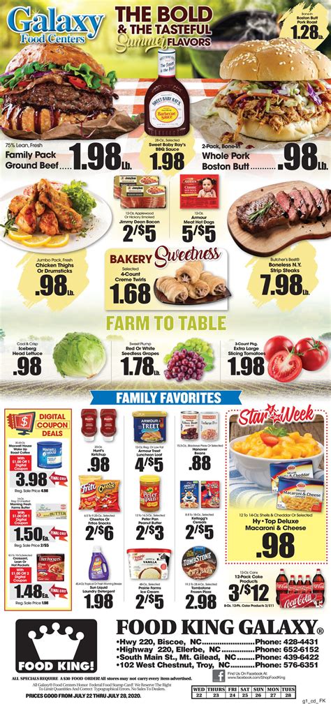 This week food king ad best deals, shopping coupons and grocery discounts. Food King Current weekly ad 07/22 - 07/28/2020 - frequent ...