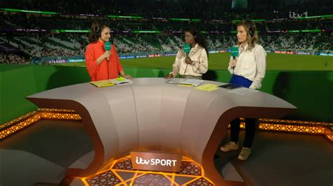 world cup itv features pioneering all female panel for saudi arabia v poland match in qatar