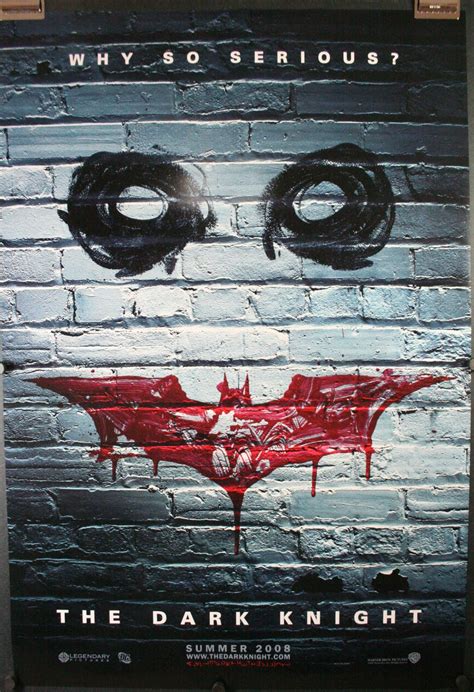 The Dark Knight Original Graffiti Style Movie Poster For Sale