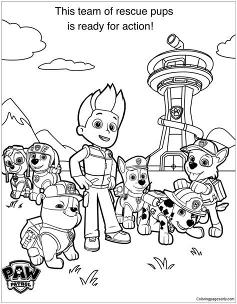 Paw Patrol 17 Coloring Pages - Cartoons Coloring Pages - Coloring Pages