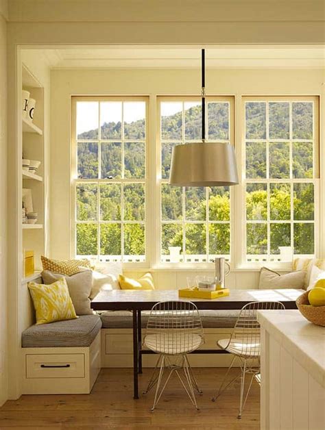 Not a fan of loud sounds or colors in the morning? 52 Incredibly fabulous breakfast nook design ideas