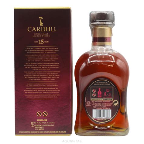 Whisky Cardhu 15 Year Old Single Malt Scotch Whisky