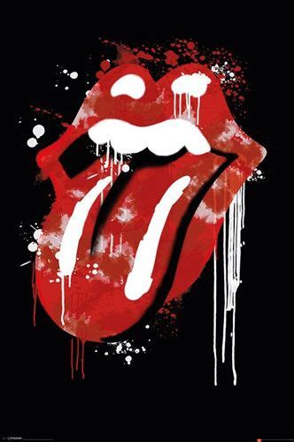 Poster THE ROLLING STONES - Graffiti Lips - Rock A Gogo | Rolling stones poster, Rolling stones ...