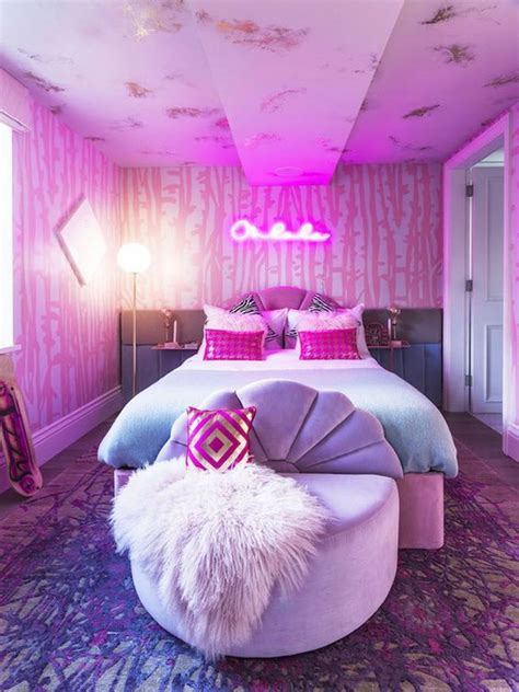 Girly Purple Girls Bedroom Decorations Homemydesign